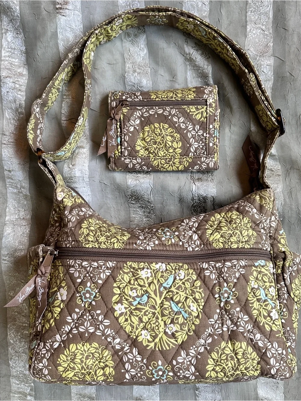 Y2k Whimsy Vera Bradley On the Go Shoulder Bag Set Sittin in a Tree